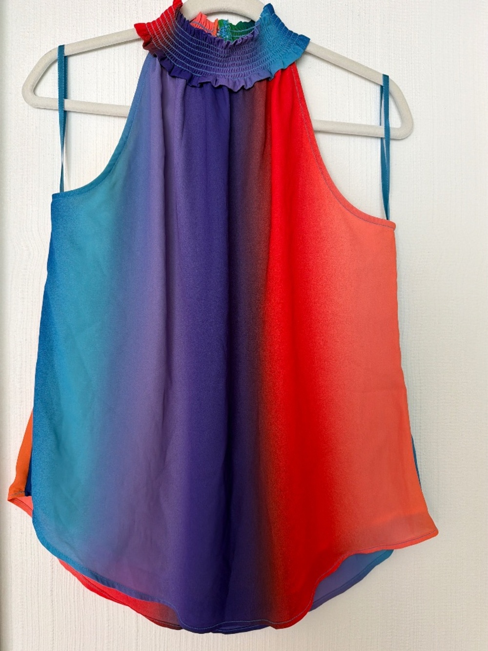 New York & Company Women’s Colorblock Halter Top Size Medium NWT